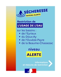 Mesures de restriction de l'usage de l'eau