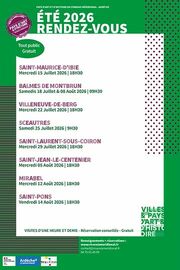 Visite guidée organisée par le Pays d'art et d'histoire du vivarais