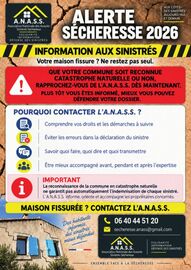 Alerte sécheresse 2026