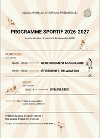 Reprise des cours association "Les Intrépides"