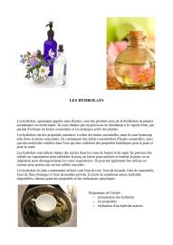 atelier HYDROLATS plantes et cie saint jean le centenier