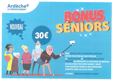 BONUS SENIORS 07 - Lutte contre la perte d'autonomie