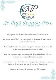 carte-hiver-2023-2024 restaurant mas de mon pere saint jean le centenier