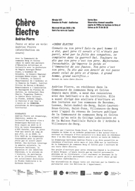 Chère Electre
