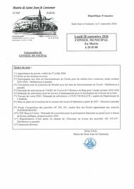 Conseil Municipal Saint Jean le Centenier