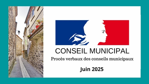 Conseil Municipal Juin 2025