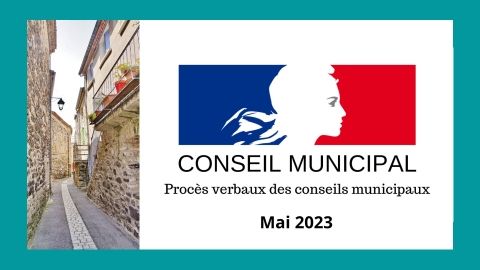 Conseil Municipal Mai 2023