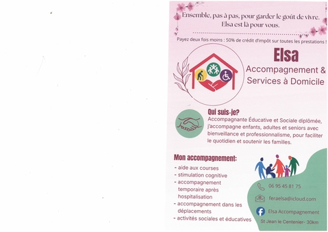 Elsa Accompagnement & Services à Domicile