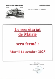 fermeture mairie