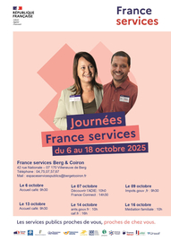 Journées France services du 6 au 18 octobre 2025