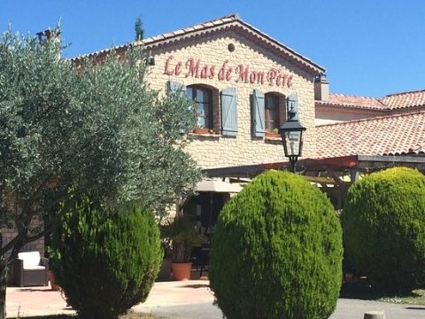 hotel restaurant mas de mon pere saint jean le centenier