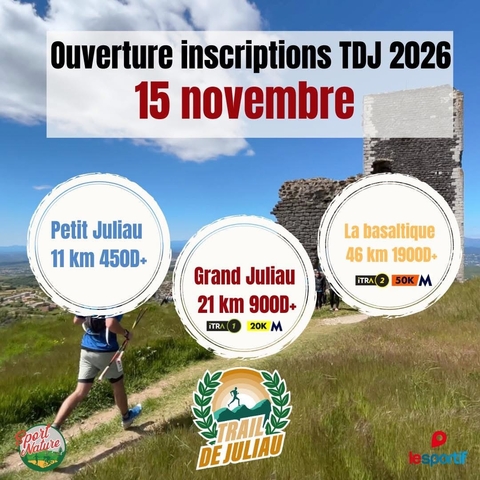 Inscription Trail de Juliau