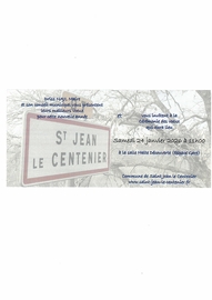 Invitation cérémonie des voeux