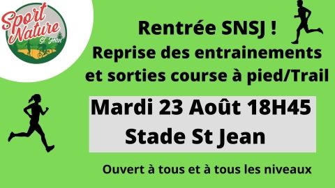 C'est la rentrée de Sport Nature St Jean