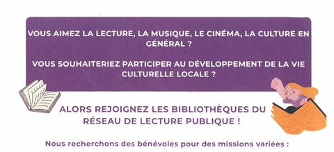 Les bibliothèques de Berg et Coiron ont besoin de vous !