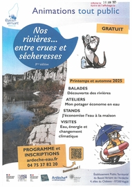 Animations grand public sur l'eau et les rivières : programme 2025